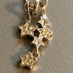 Starry Night Silver Pendant Necklace